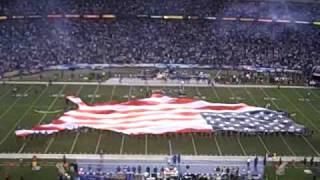 national anthem at the chargers vs colts game [upl. by Shiau975]