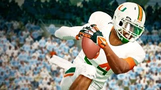 NCAA 14 Road to Glory Gameplay  QJB IN MIAMI Flashback Bridges Ep 12 [upl. by Wenn]