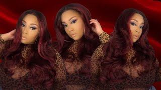 NEW WIG ALERT OUTRE HAIR MAXIMINA WIG REVIEW [upl. by Onairelav597]