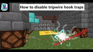 How to disable tripwires in Minecraft [upl. by Wolbrom683]