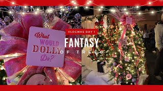 Fantasy of Trees Vlogmas Day 1 [upl. by Rehctelf600]