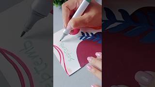 SEPTEMBER🌸  boho painting  boho painting shorts youtubeshorts [upl. by Julietta]