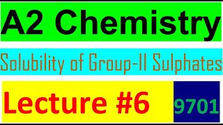 why Solubility of Group2 Sulphates decreases down the group Best explanation [upl. by Solokin108]