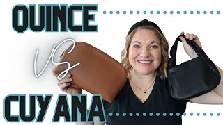 Quince VS Cuyana Bag Comparison [upl. by Phares]