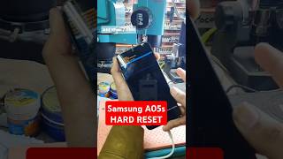 Samsung A05s ✔ HARD RESET  FACTORY RESET passwordunlock shorts youtubeshorts [upl. by Asiret]