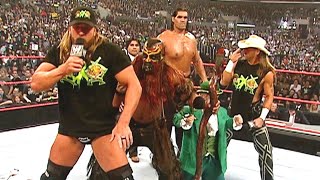 Great Khali Hornswoggle and The Boogeyman try to join DX [upl. by Robison120]