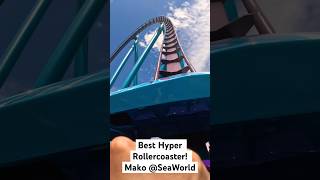 Mako  SeaWorld rollercoaster viral amusementpark fyp mako seaworld [upl. by Asirrak]