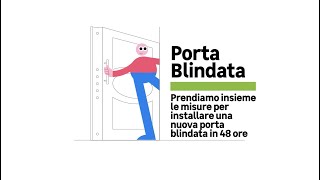 Come prendere le misure e installare la porta blindata  Leroy Merlin [upl. by Bokaj]