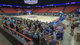 Boise State University students pack 100000 meals for food insecure Idahoans [upl. by Naira]