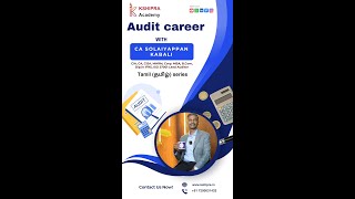 Become a Pro in Auditing  CA Solaiyappan Kabali kshipra [upl. by Heinrich561]