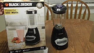 Unboxing Black amp Decker 550W 10 Speed Blender [upl. by Norga447]