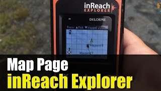 Garmin inReach Explorer  Map Page [upl. by Viking618]