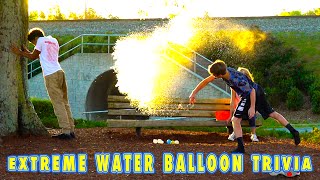 Extreme Water Balloon Challenge MattyBRaps  Ivey vs Justin [upl. by Navinod]