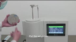 MFR GBBR Melt Flow Indexer operation video [upl. by Ekez]