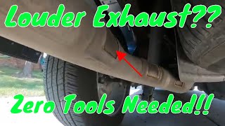 How to Delete Resonators on 2019 Silverado NO TOOLS NEEDED [upl. by Renat]