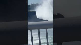 Niagara Falls from Rainbow Bridge 🇨🇦🇨🇦🇨🇦 [upl. by Prissie]