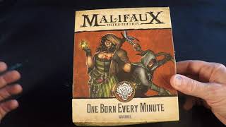 Malifaux unboxing One Born Every Minute [upl. by Mccord367]