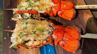 Grilled Lobster Tails [upl. by Aerdnat]