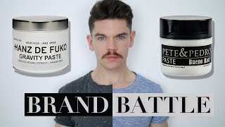 Hanz De Fuko Gravity Paste vs Pete amp Pedro Paste  Brand Battle [upl. by Meghann]