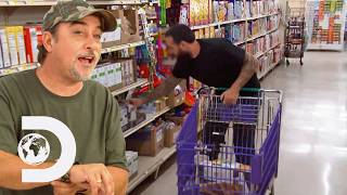 Moonshiners Play Supermarket Sweep  Moonshiners Master Distiller [upl. by Close]