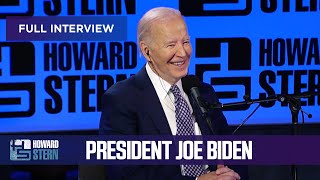 President Joe Biden on the Howard Stern Show FULL INTERVIEW [upl. by Aisek]