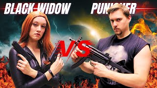 BLACK WIDOW vs PUNISHER [upl. by Troyes]