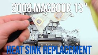 2008 Unibody CPU Heat Sink Replacement Save Apple Dollars 18 [upl. by Refinnej80]