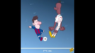 Messi vs Boateng [upl. by Aydan]