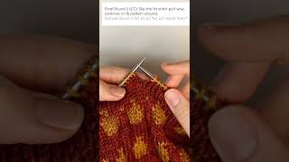 Prevent Ugly Purl Bumps when Changing Colors in Ribbing [upl. by Goldsmith]