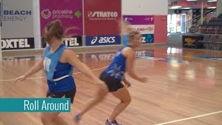 Roll Around  NetballCoachTv Basic Skill 12 [upl. by Airotnahs]