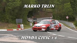 43°HILLCLIMB BUZETSKI DANI 2024  MARKO TRLIN  HONDA CIVIC 16  VIDEO BELLUNOVIDEO [upl. by Tichon]