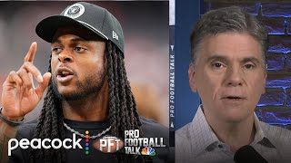 Jets Bills Steelers among potential Davante Adams landing spots  Pro Football Talk  NFL on NBC [upl. by Lladnek]