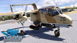 AzurPoly OV10 Bronco  First Look Review  MSFS [upl. by Asselam]