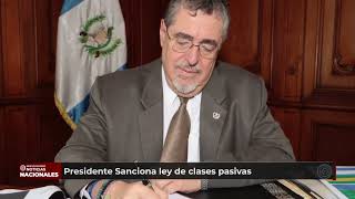 Presidente Arévalo firma decreto que reforma la Ley de Clases Pasivas Civiles para mejorar pensiones [upl. by Constanta]