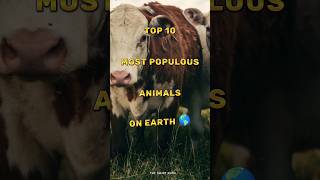 Top 10 most populous animals on earth 🌎 animals wildlife animal viral [upl. by Poler929]