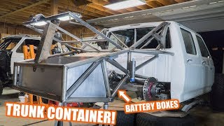 Making A SEALED Aluminum Trunk In The Tube Chassis PRERUNNER [upl. by Son]