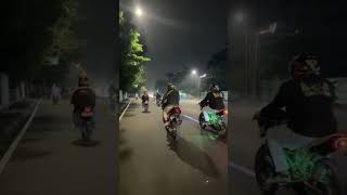 Nostalgia Night Ride Naik Motor Suzuki Rgr150 fyp shorts ytshorts 2stroke funny rgr150 fypシ [upl. by Ayotas]