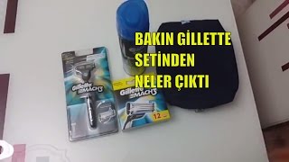 Gillette tıraş paketinden neler çıktı Mach 3 TURBO [upl. by Theona]