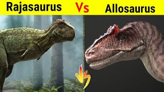 Rajasaurus Vs Allosaurus  क्या भारतीय Dinosaur Allosaurus के आगे टिक पायेगा [upl. by Downs]