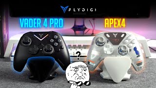 เลือกตัวไหนดี  🎮 Flydigi VADER 4 PRO VS APEX4 ต่างกันตรงไหนบ้าง [upl. by Ydeh]