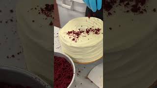 Making our Red Velvet Layer Cake [upl. by Ede]