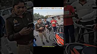 Road Ræge With Chhapri girl🤬 Police Aa gai🤬 shorts bike rider cutegirl police roadrage ktm [upl. by Ettenahs]