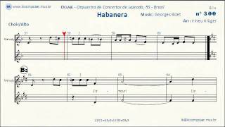 Habanera  Carmen Georges Bizet  Choir  Alto [upl. by Cantone809]