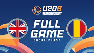 Group Phase  Great Britain v Romania  Full Basketball Game FIBA U20 Womens EuroBasket 2024 DivB [upl. by Ytiak259]