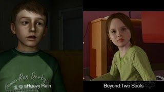 Beyond Two Souls vs Heavy Rain  Graphics Comparison [upl. by Anirres724]