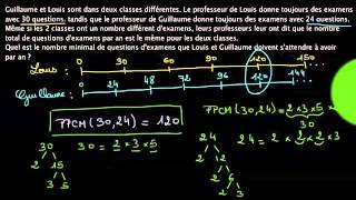 Problèmes sur le PPCM et le PGCD [upl. by Oflodur]