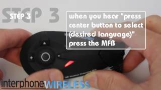 How to change the language of your Interphone F5 [upl. by Hera819]