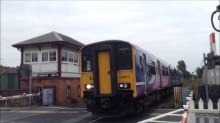 Trains At Parbold Level Crossing [upl. by Laohcin]