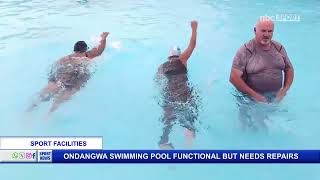 ONDANGWA SWIMMING POOL FUNCTIONAL BUT NEEDS REPAIRS [upl. by Drofnelg444]