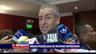 Niegan posibilidad de retomar aspersiones [upl. by Nap452]